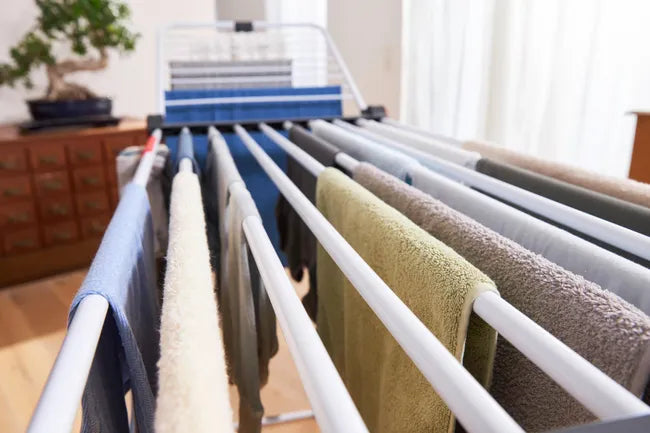 Vileda Infinity Flex Indoor Drying Rack, XXL Lines Over 2 Meters, Stable and Sturdy, Easy to Transport, with Sock Holder