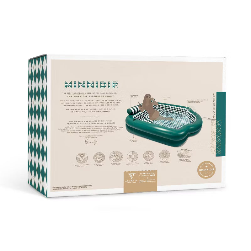 Piscine Gonflable avec Banc & Arroseur